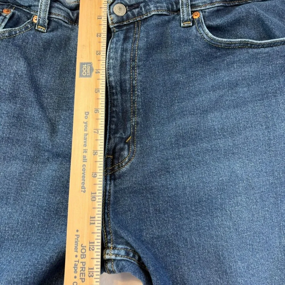 Levi's 505 Regular Fit Jeans Men's 40x30 Medium Indigo Straight Leg Denim EUC